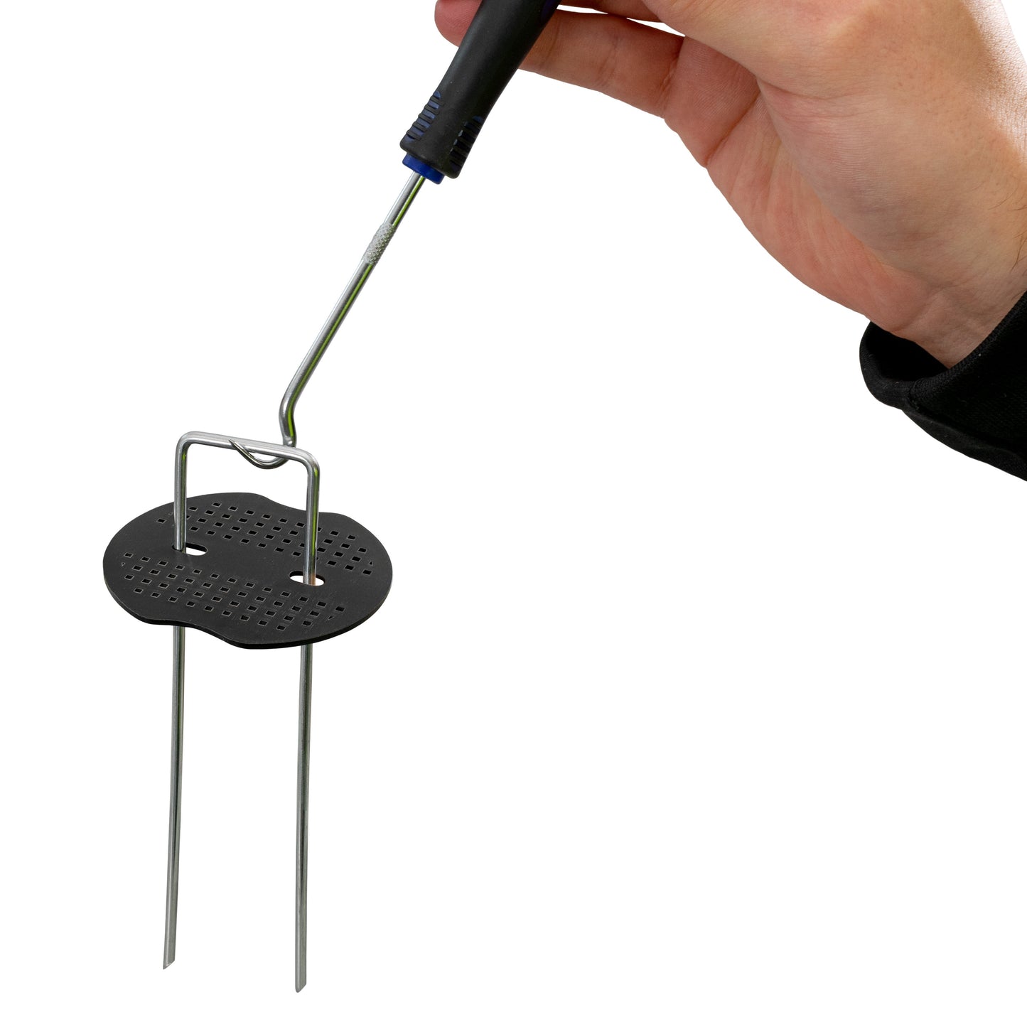 Weed Control Membrane Pegs Buffer Washer, 6"/150mm, Red