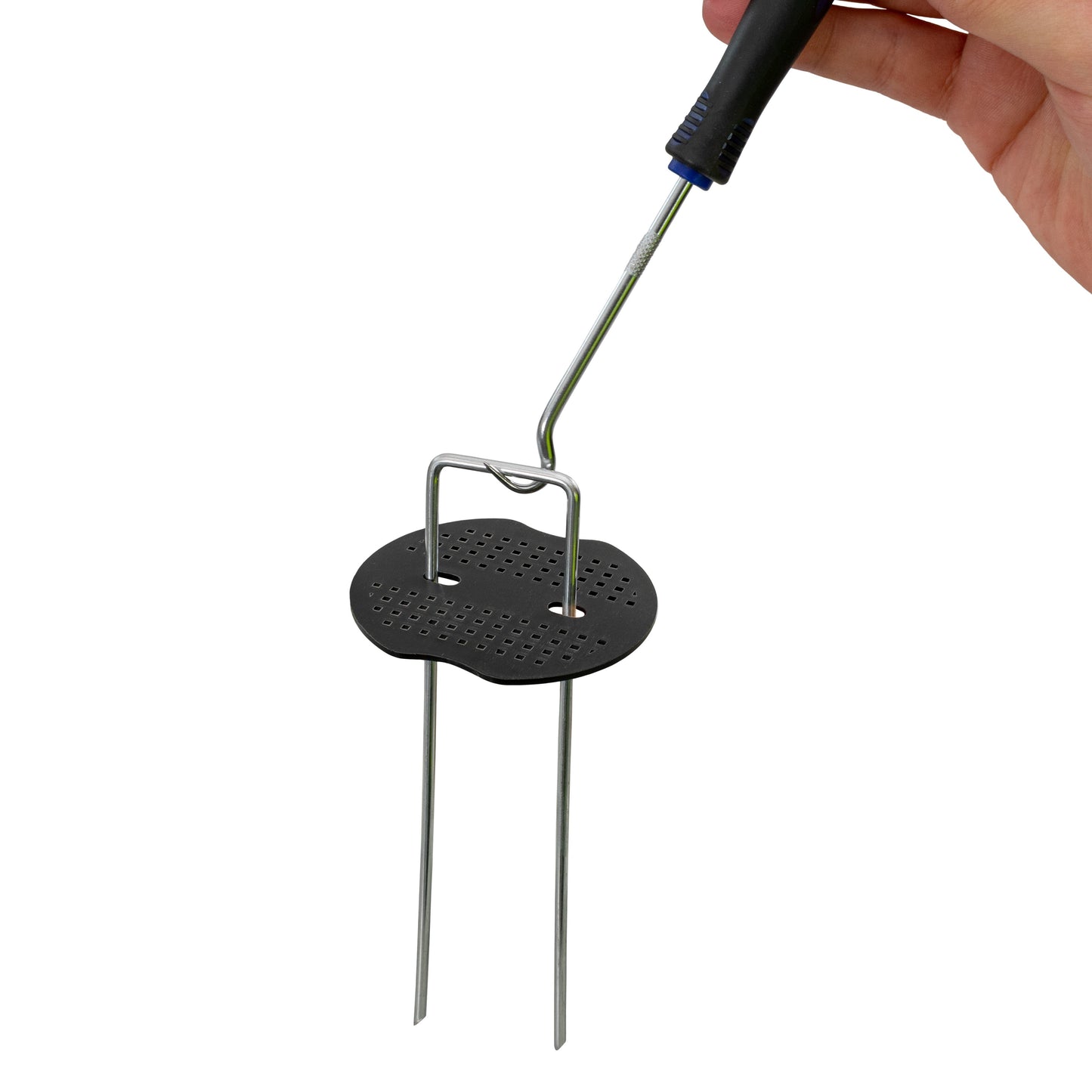 Weed Control Membrane Pegs Buffer Washer, 6"/150mm, Red