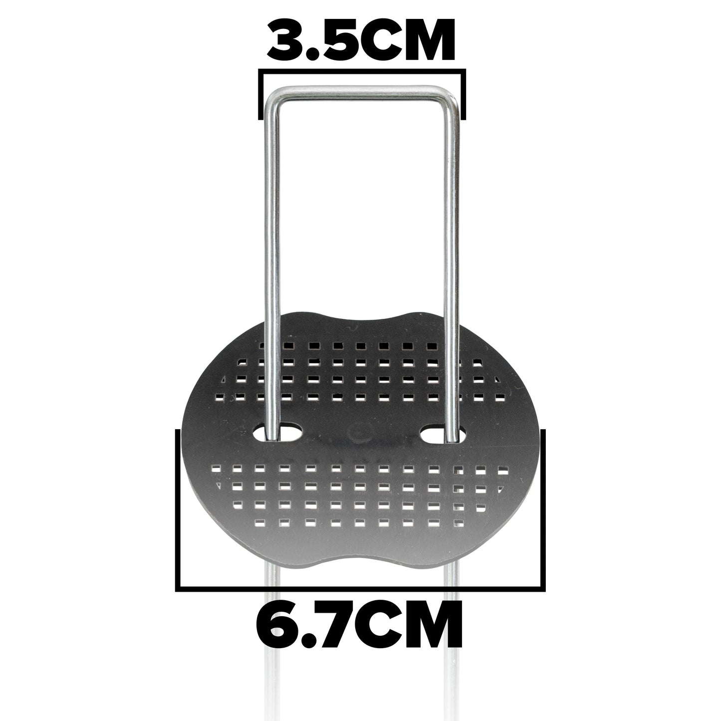 Weed Control Membrane Pegs Buffer Washer, 6"/150mm, Red