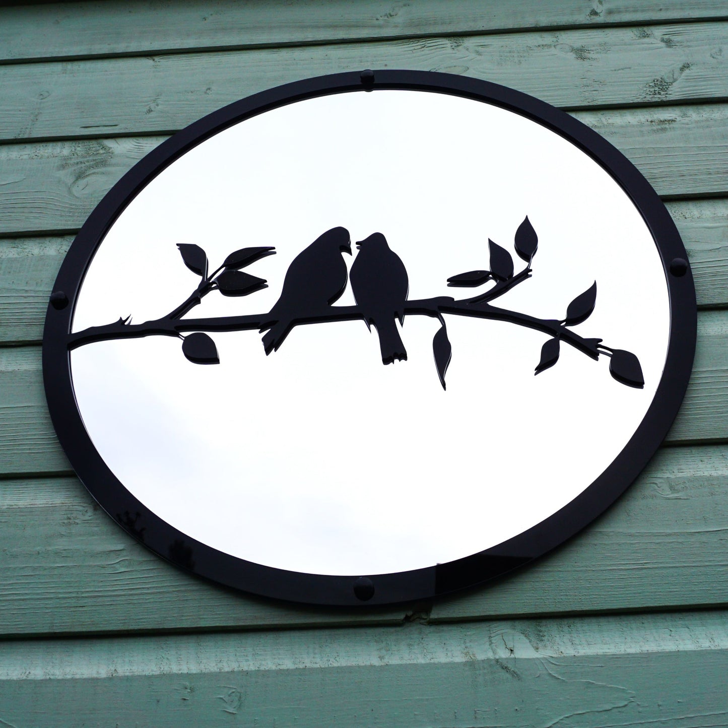 SunCatcher Garden Mirror Round Two Little Birds Range of Sizes