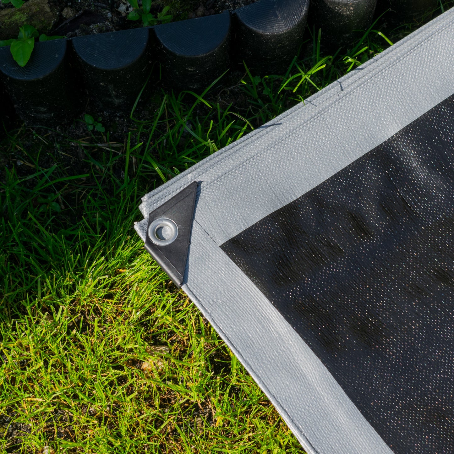 Silver XL-Grade Tarpaulin 8m x 10m