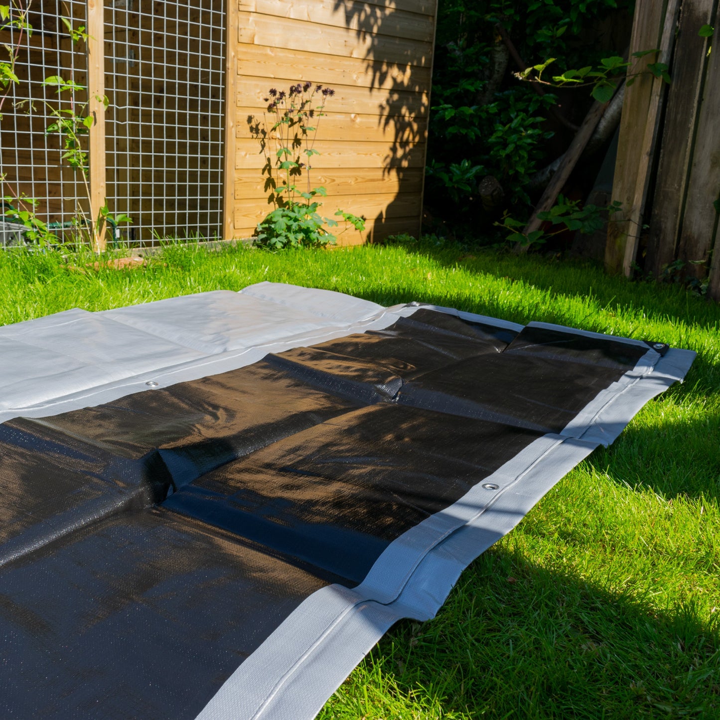 Silver XL-Grade Tarpaulin 8m x 10m