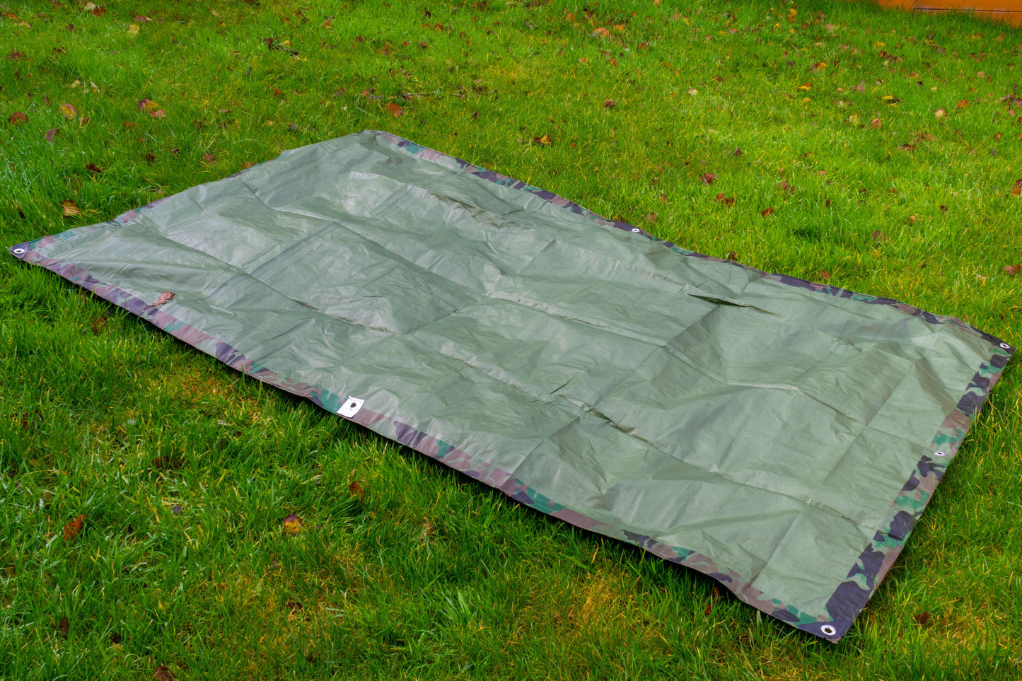 Camouflage M-Grade Tarpaulin 10m x 12m BRADAS