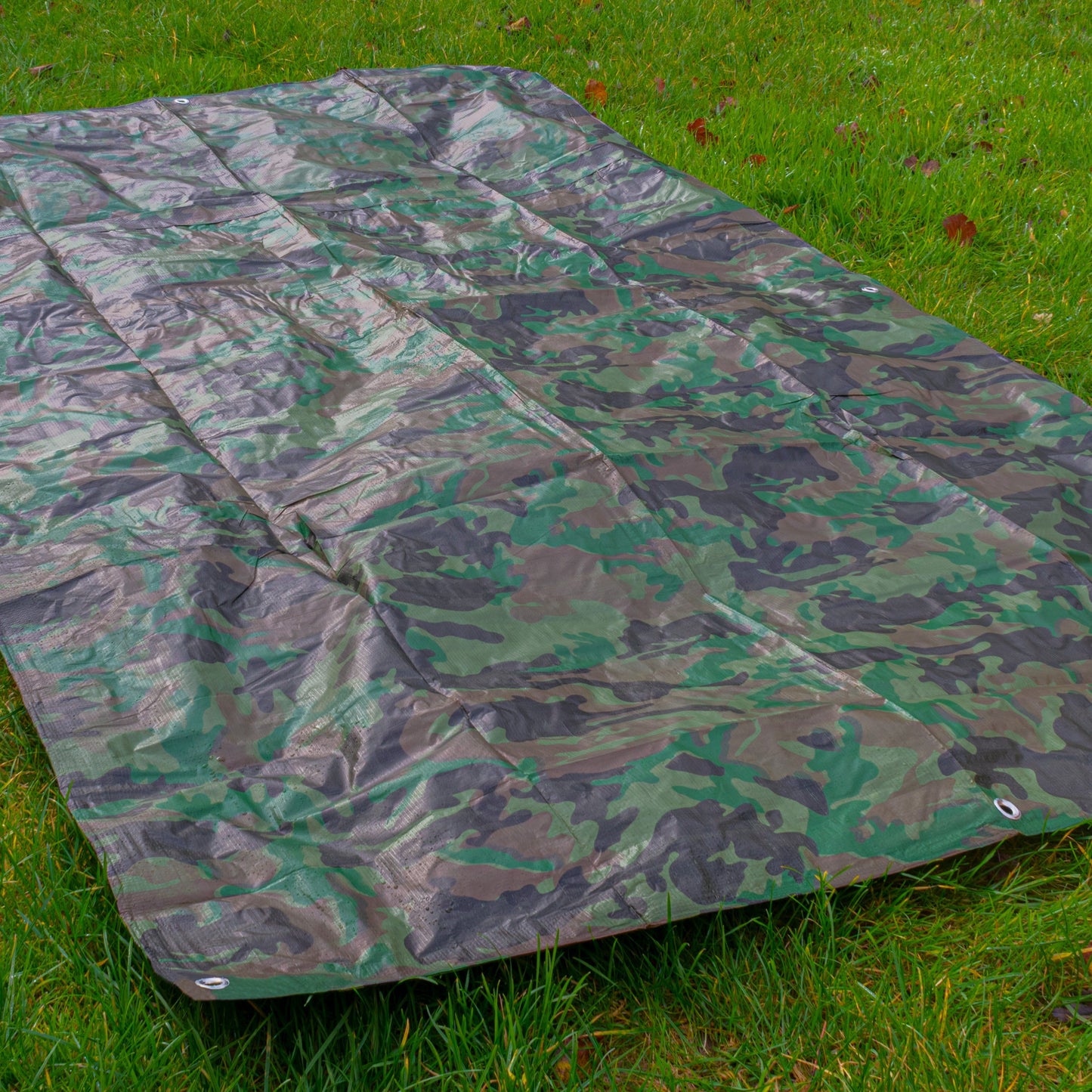 Camouflage M-Grade Tarpaulin 3m x 4m