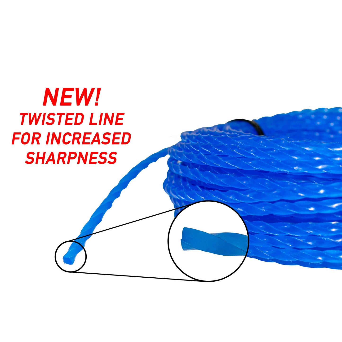 Strimmer Line Blue Twist 2.4mm x 15m