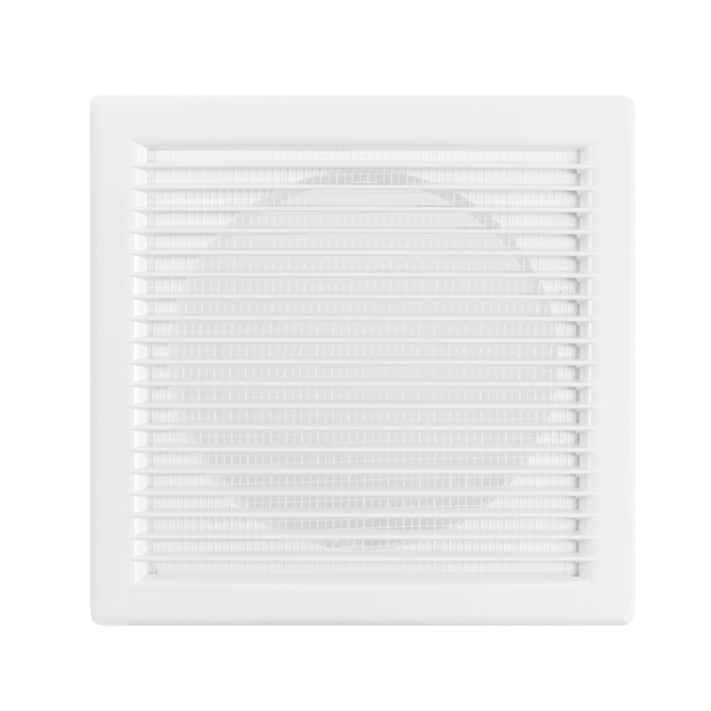Louvre Vent White DL/125 RW LUX With Fly Mesh