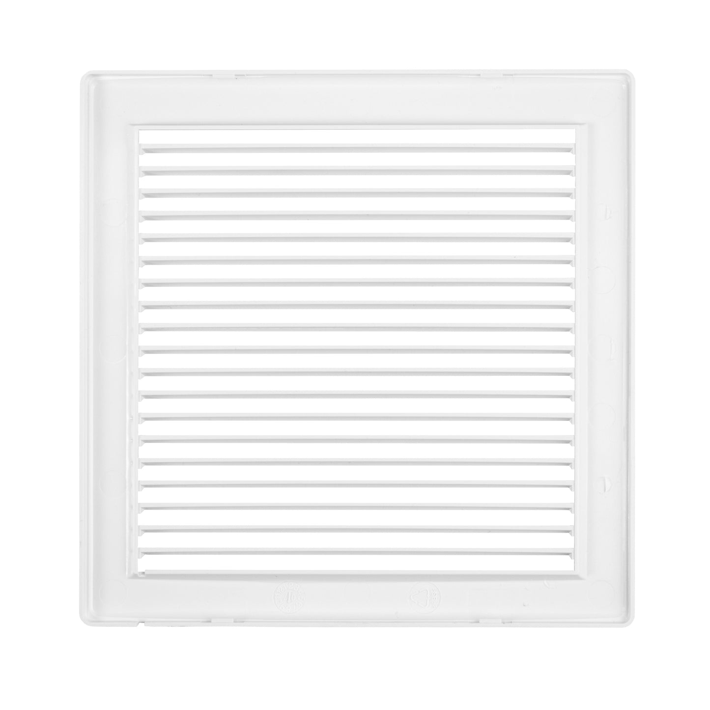 Louvre Vent White DL/125 RW LUX With Fly Mesh
