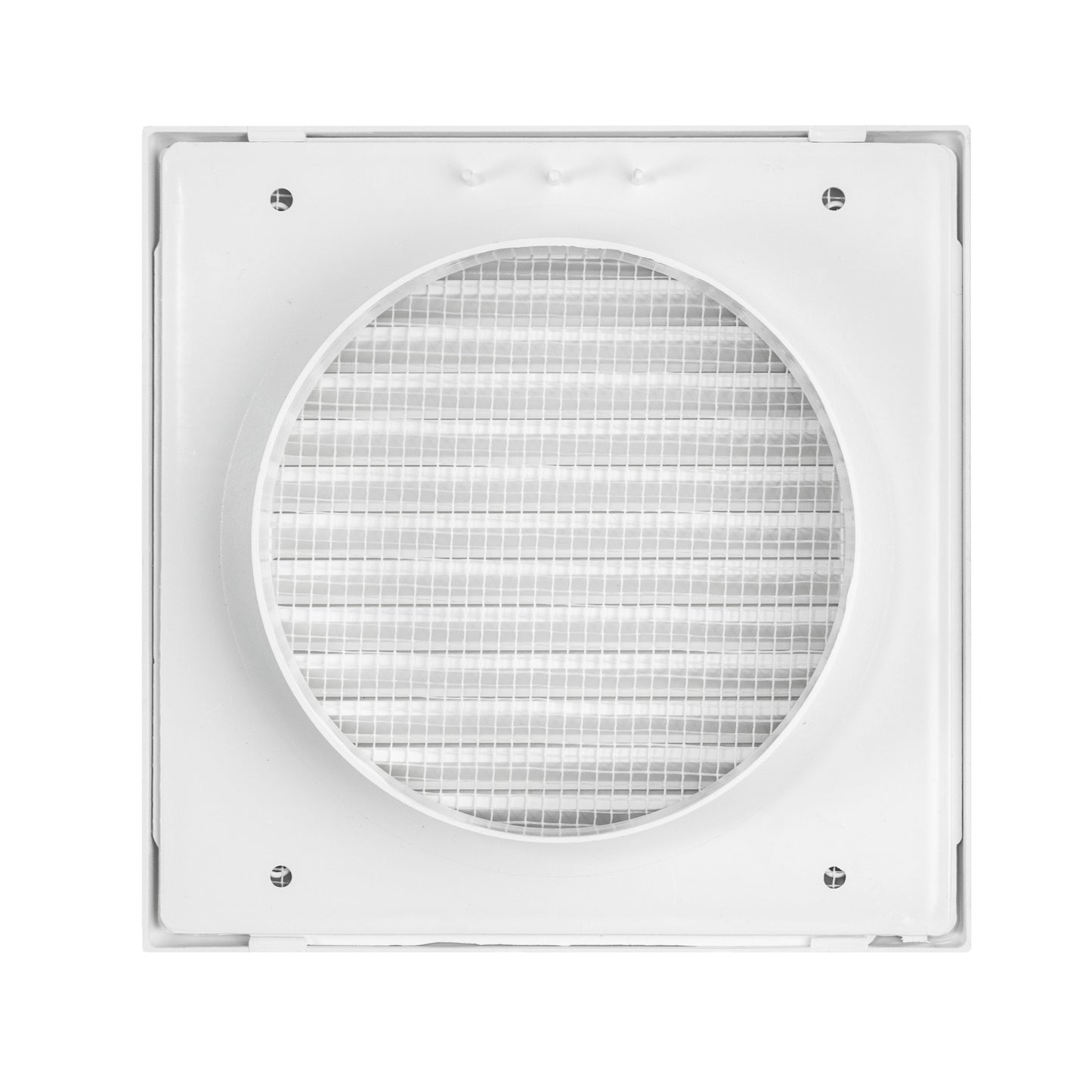 Louvre Vent White Duo Smart 165 fi 150mm With Fly Mesh