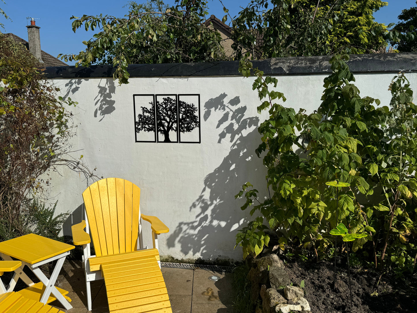 SunCatcher Wall Art Set of Three Panels Tree