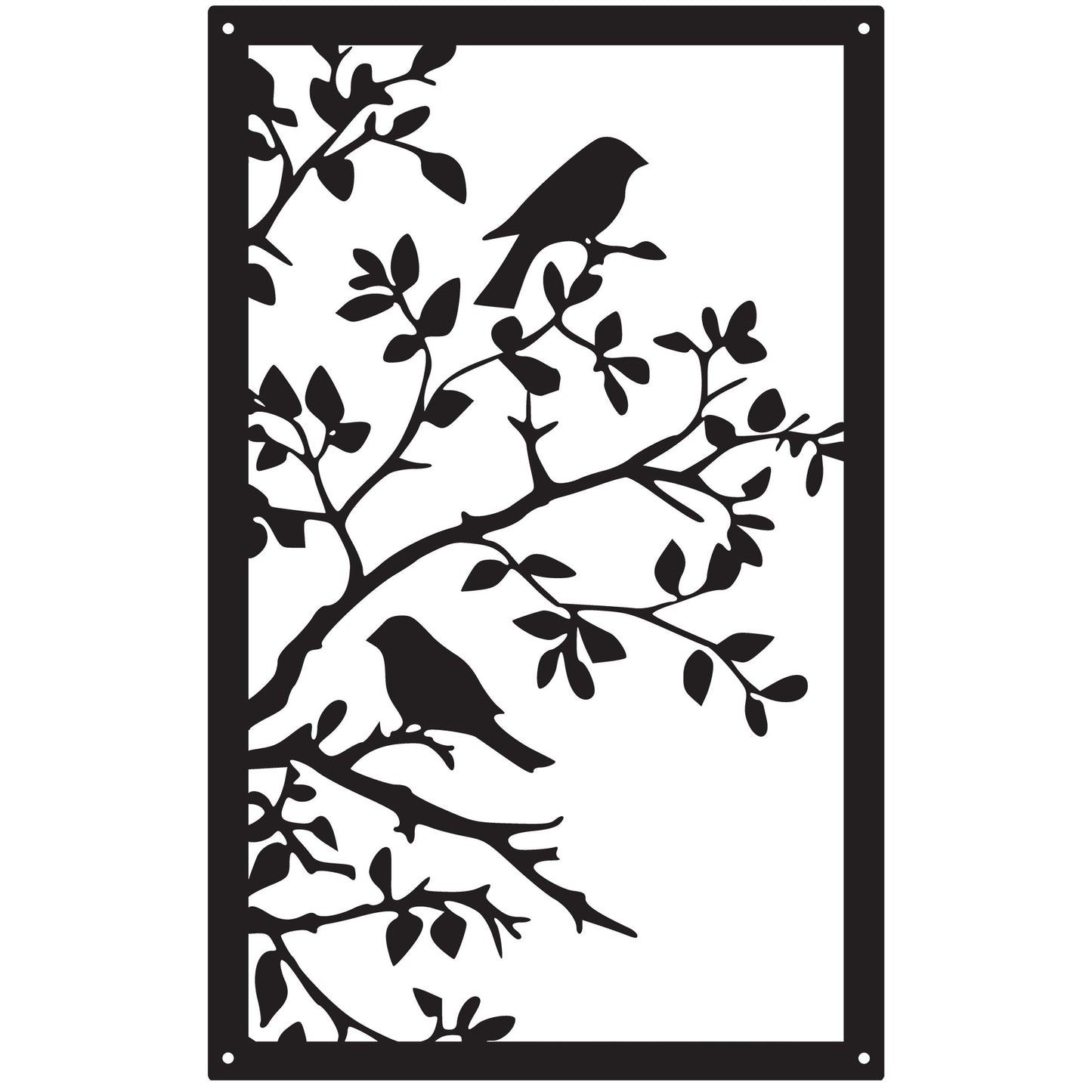 Song Birds in the Tree, SunCatcher Acrylic Wall Art Design