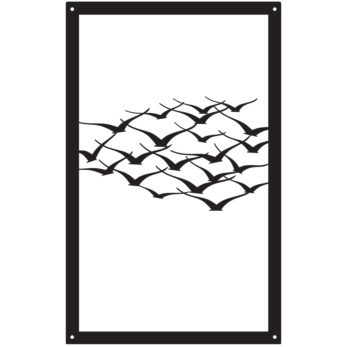 Flock of Birds, SunCatcher Acrylic Wall Art Design