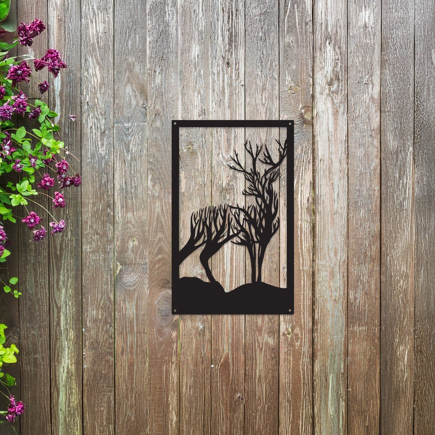 Turning Stag, SunCatcher Wall Art Highland Stag Design