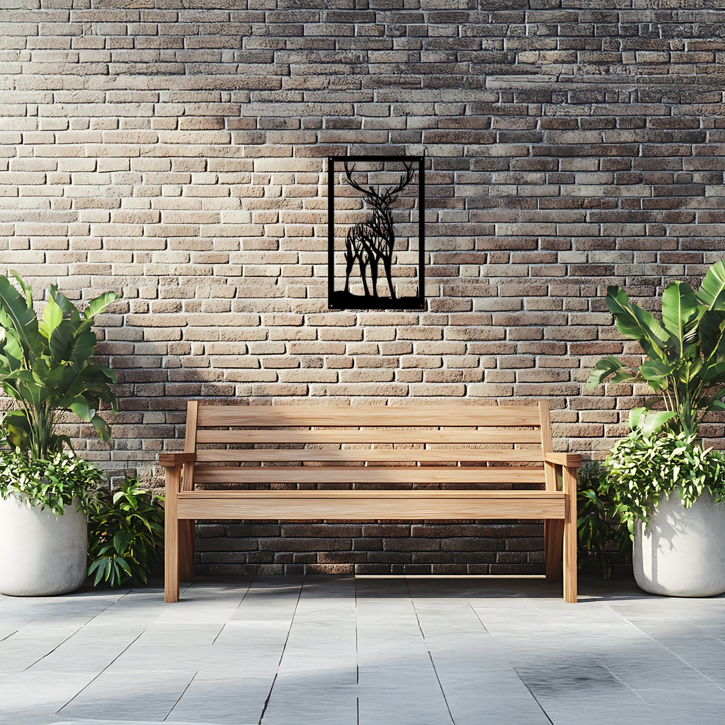 Staring Stag, SunCatcher Wall Art Highland Stag Design