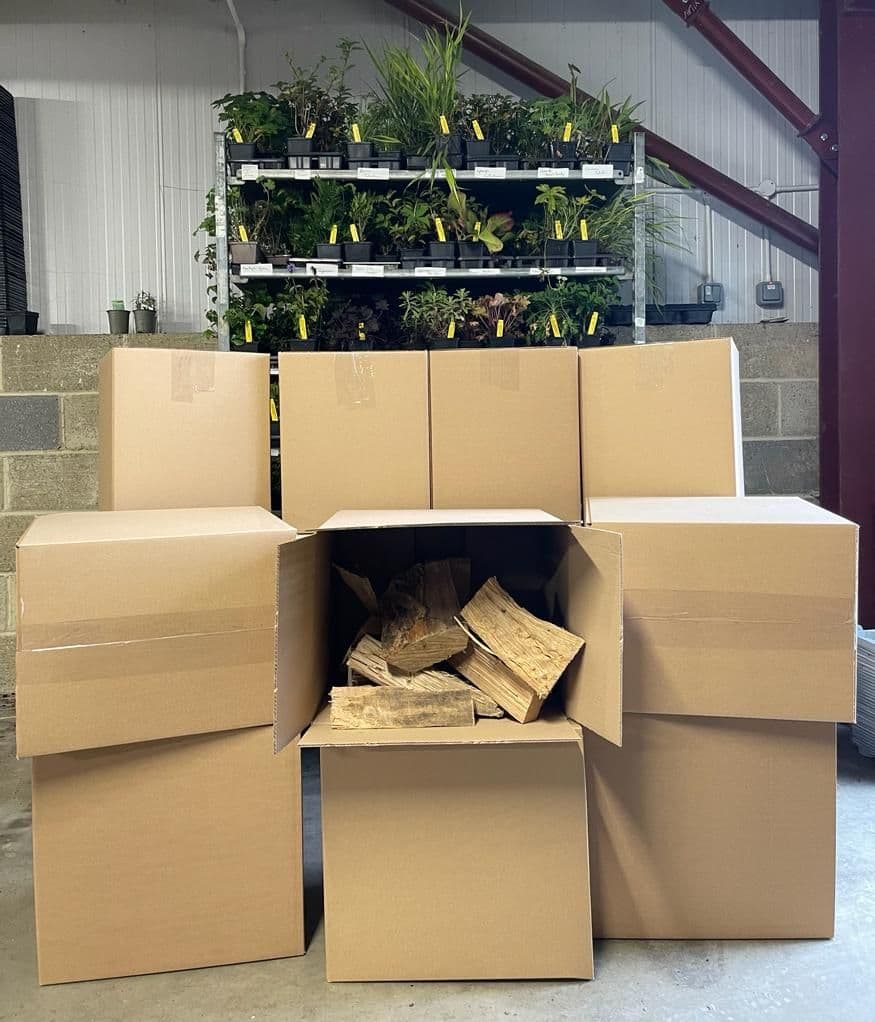 British Kiln-Dried Logs - Approx 22kgs per box