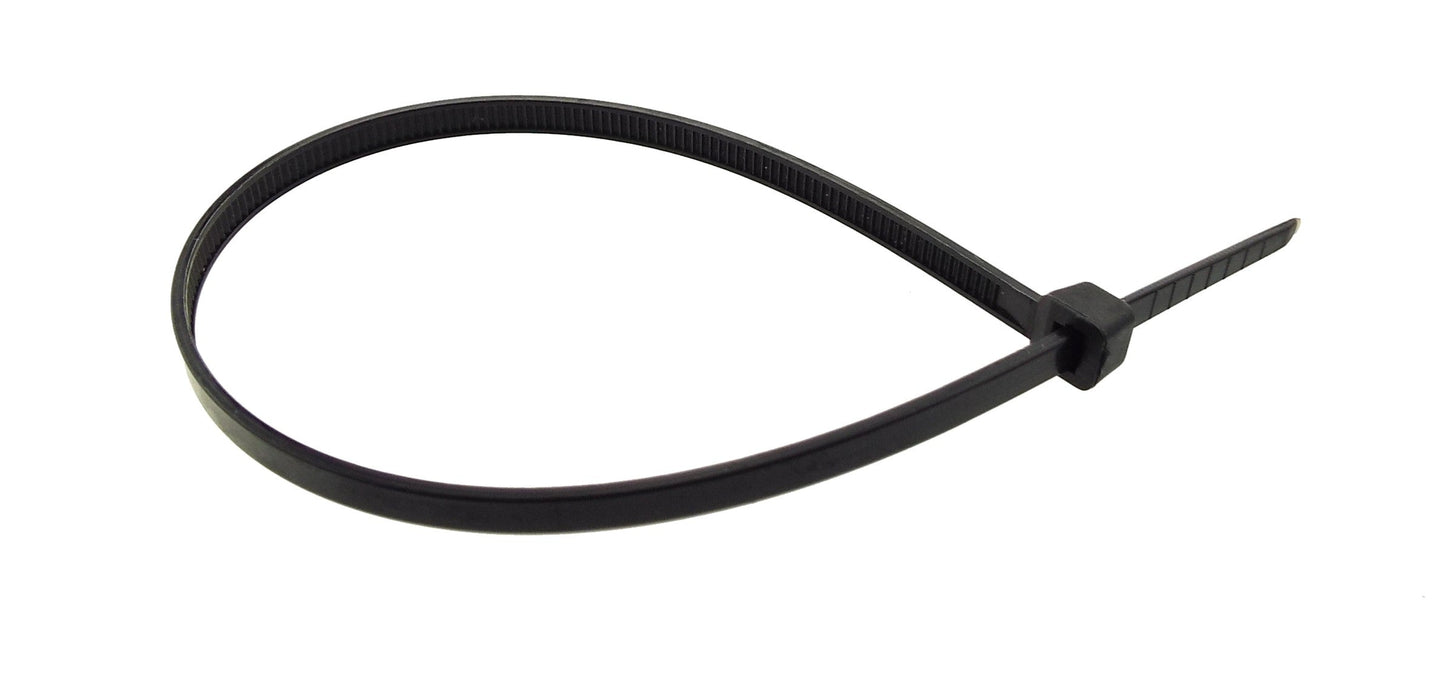 100 Cable Ties (3.6mm x 250mm) Black