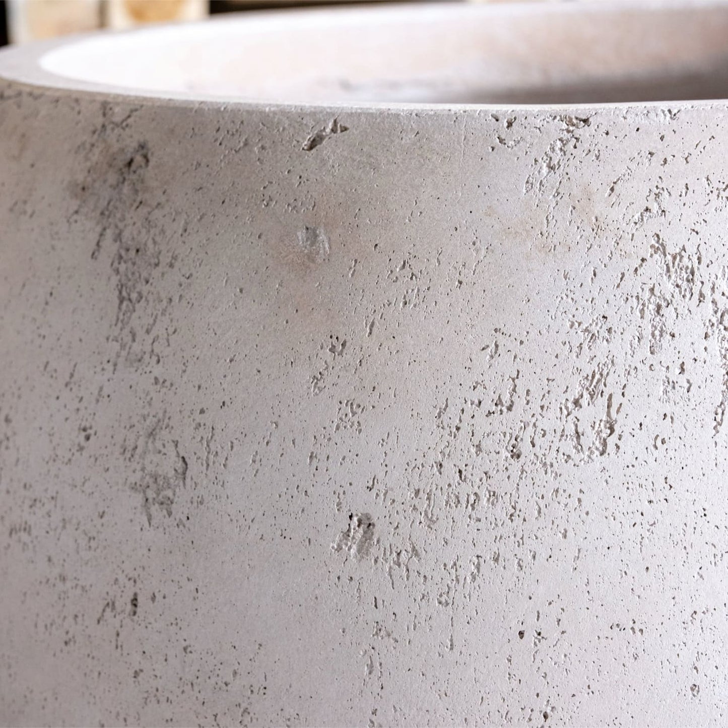 Orbello | Truffle – 70cm Extra Large Concrete Sphere Planter – 207L Round Plant Pot