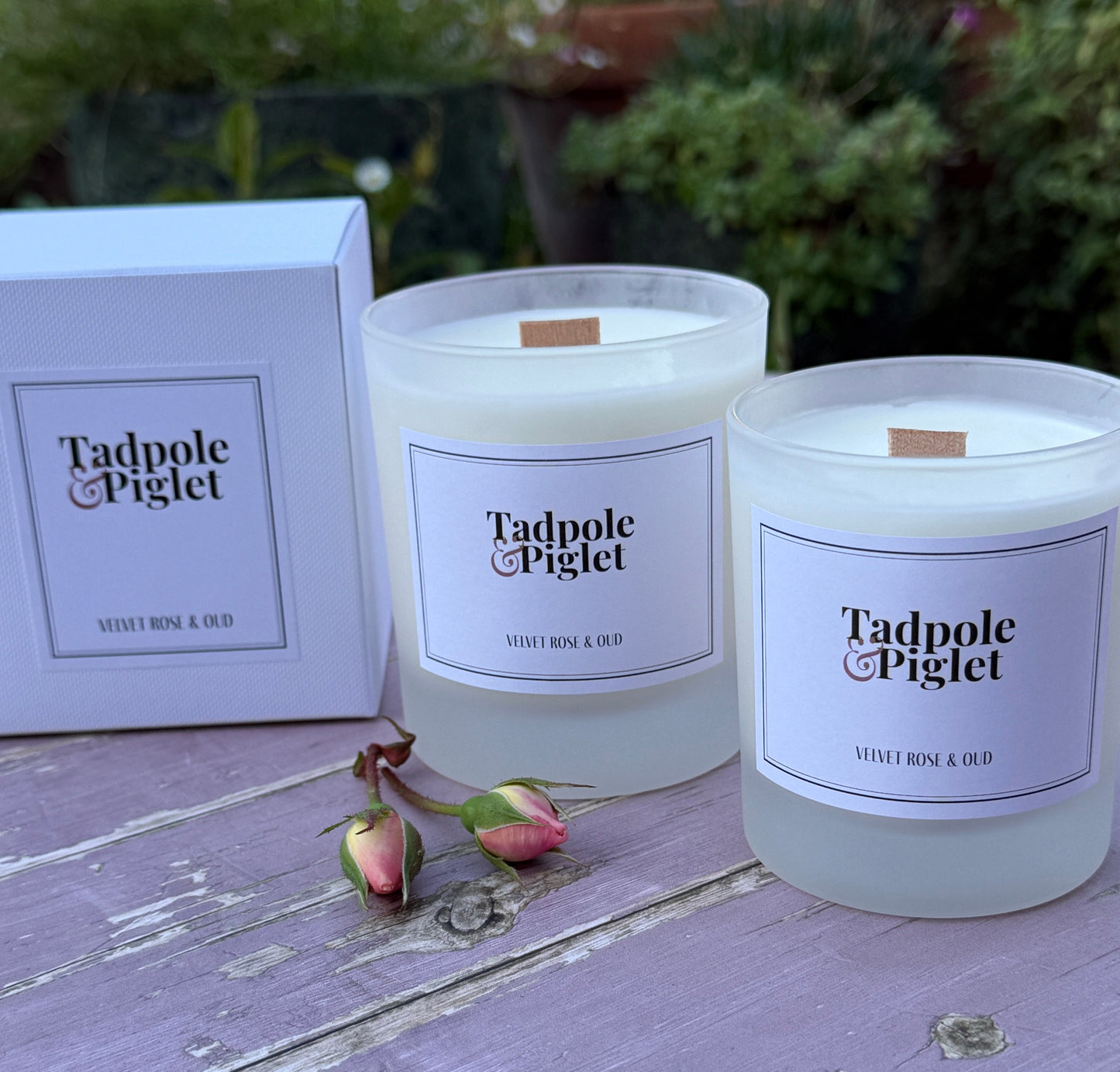 Velvet Rose & Oud Scented Candle