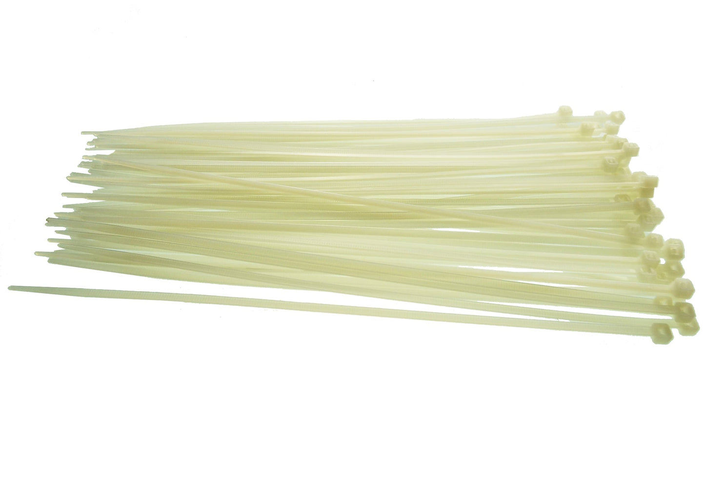 100 Cable Ties (2.5mm x 100mm) Neutral