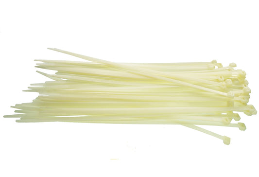 100 Cable Ties (4.8mm x 350mm) Neutral